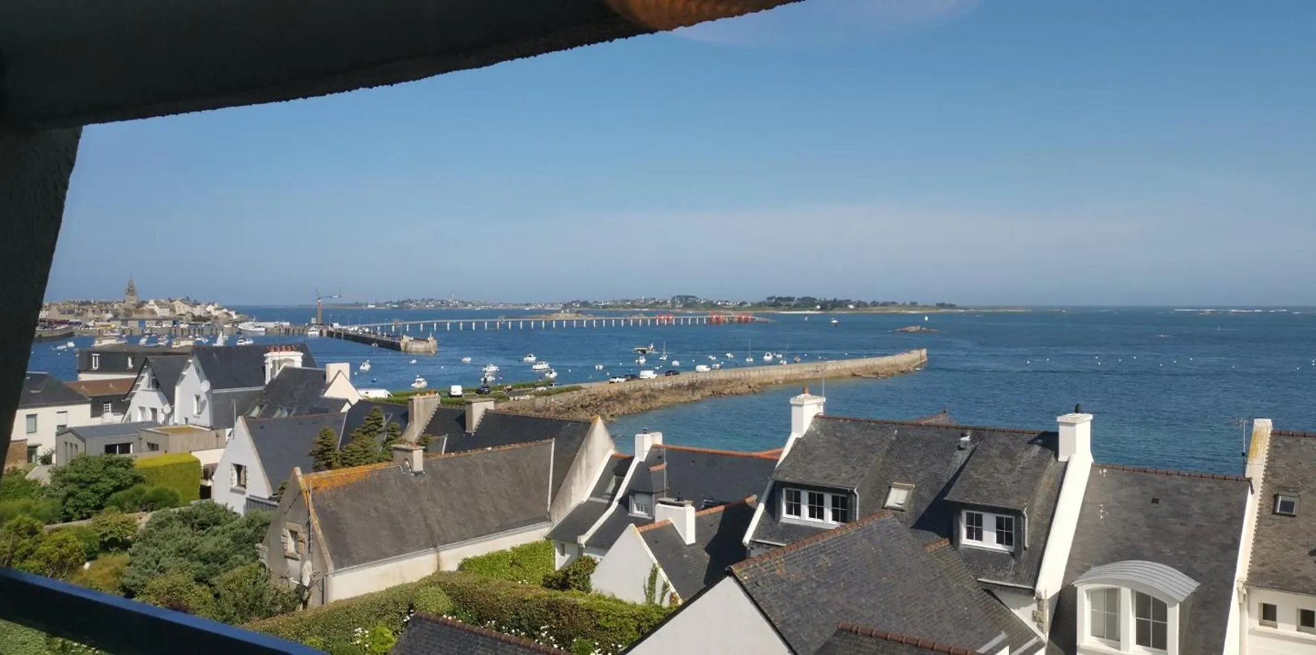 T1 Vue Mer Roscoff Et Ile De Batz, 2 Min A Pied De La Plage,